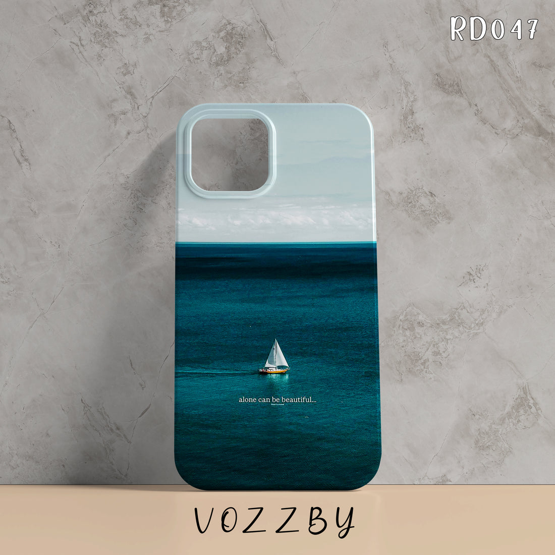 RD047 - Alone Can Be Beautiful - Quote Mobile Case