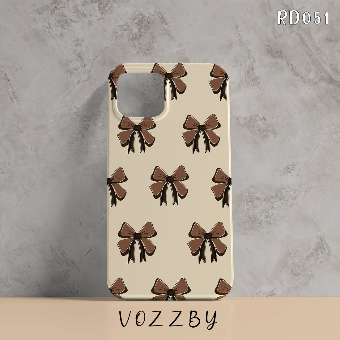 RD051 - Brown Bow - Mobile Case