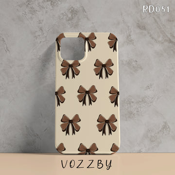 RD051 - Brown Bow - Mobile Case