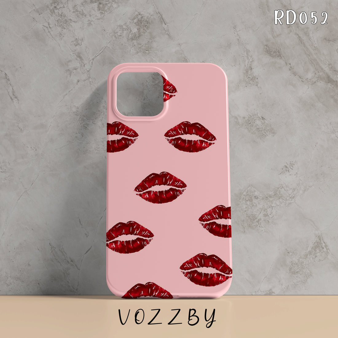 AD052 - Red Lips - Aesthetic Mobile Case