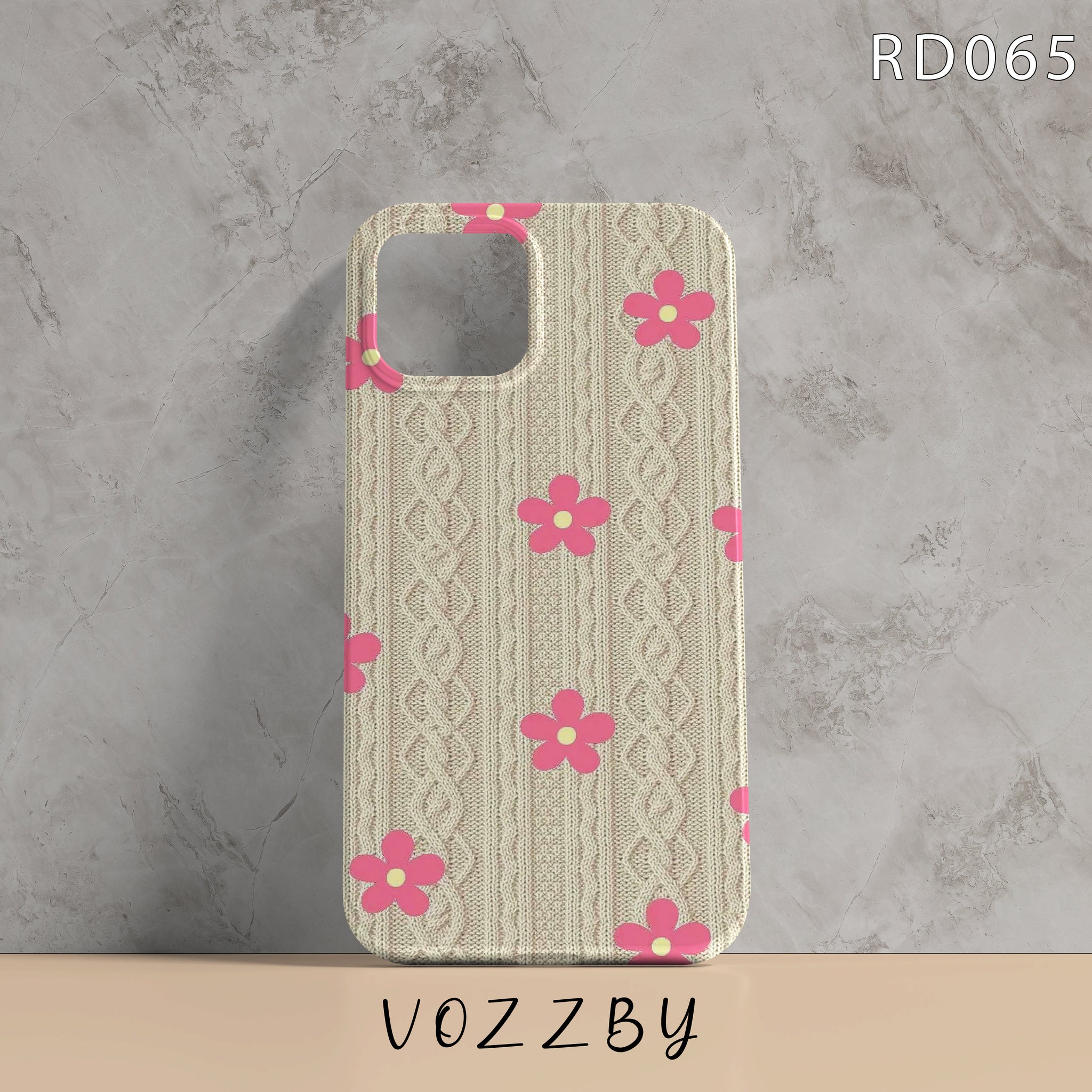 RD065 - Pink Floral - Aesthetic Mobile Case