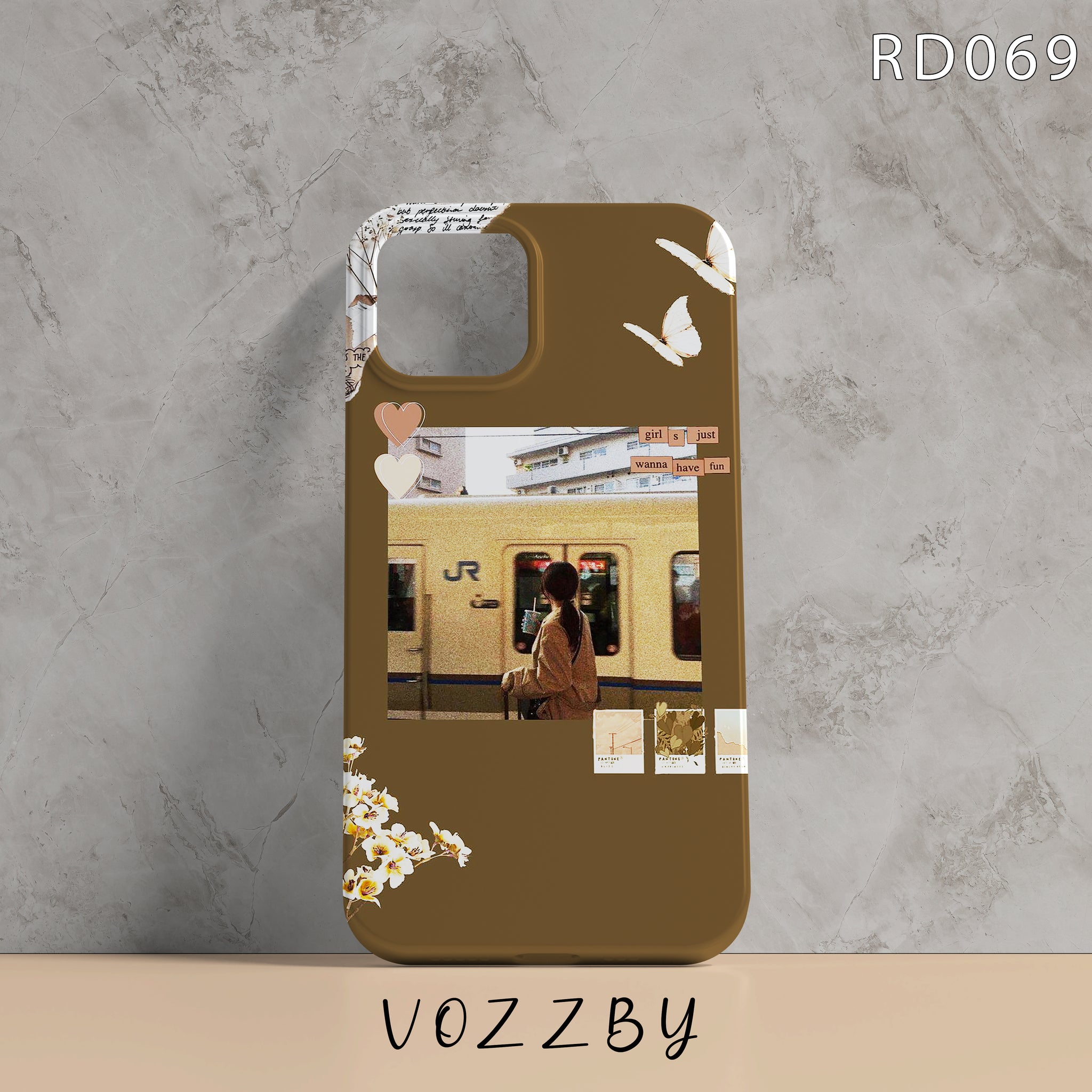 RD069 - Girl`s Just Wanna Have Fun - Butterfly Mobile Case