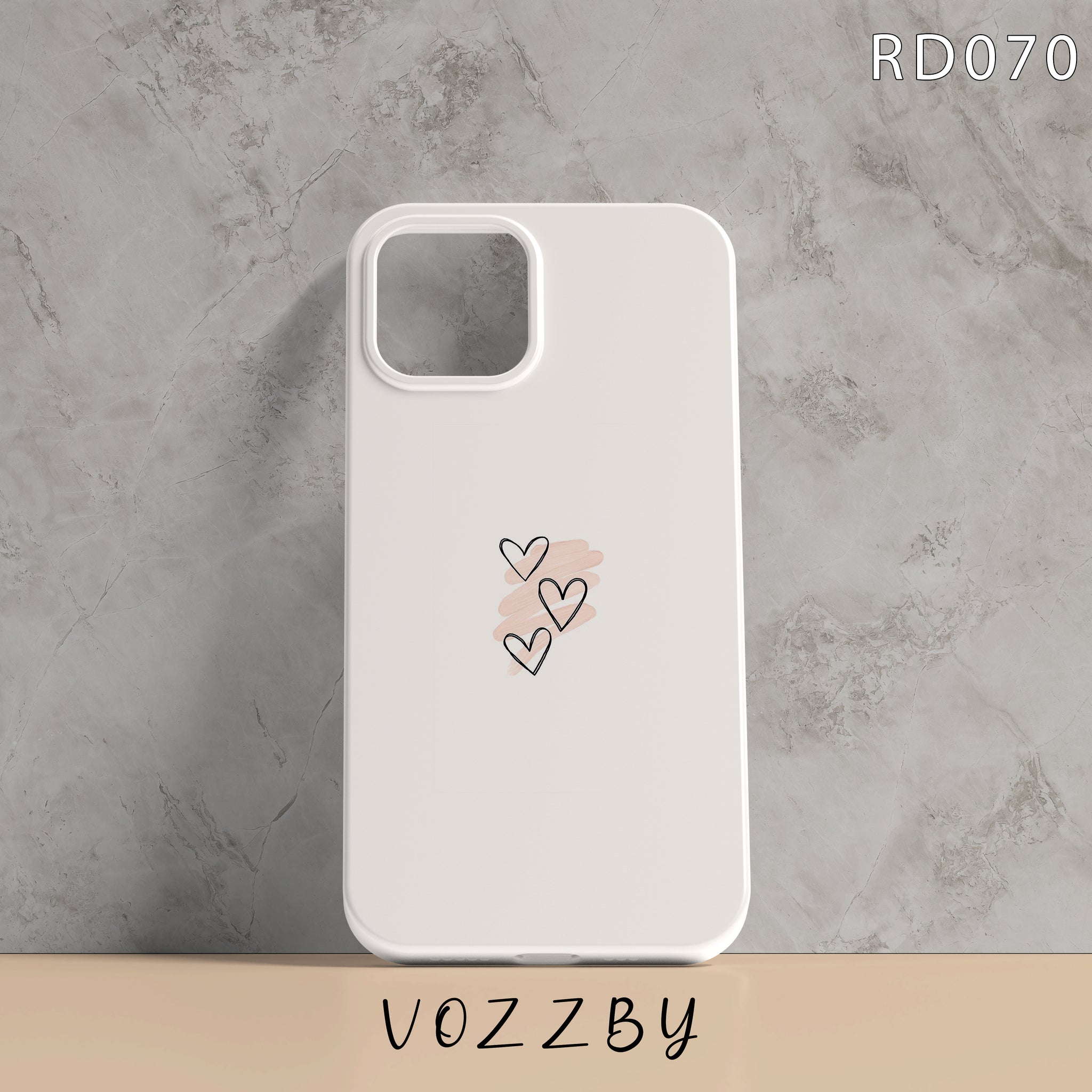 RD070 - Aesthetic Hearts - Mobile Case
