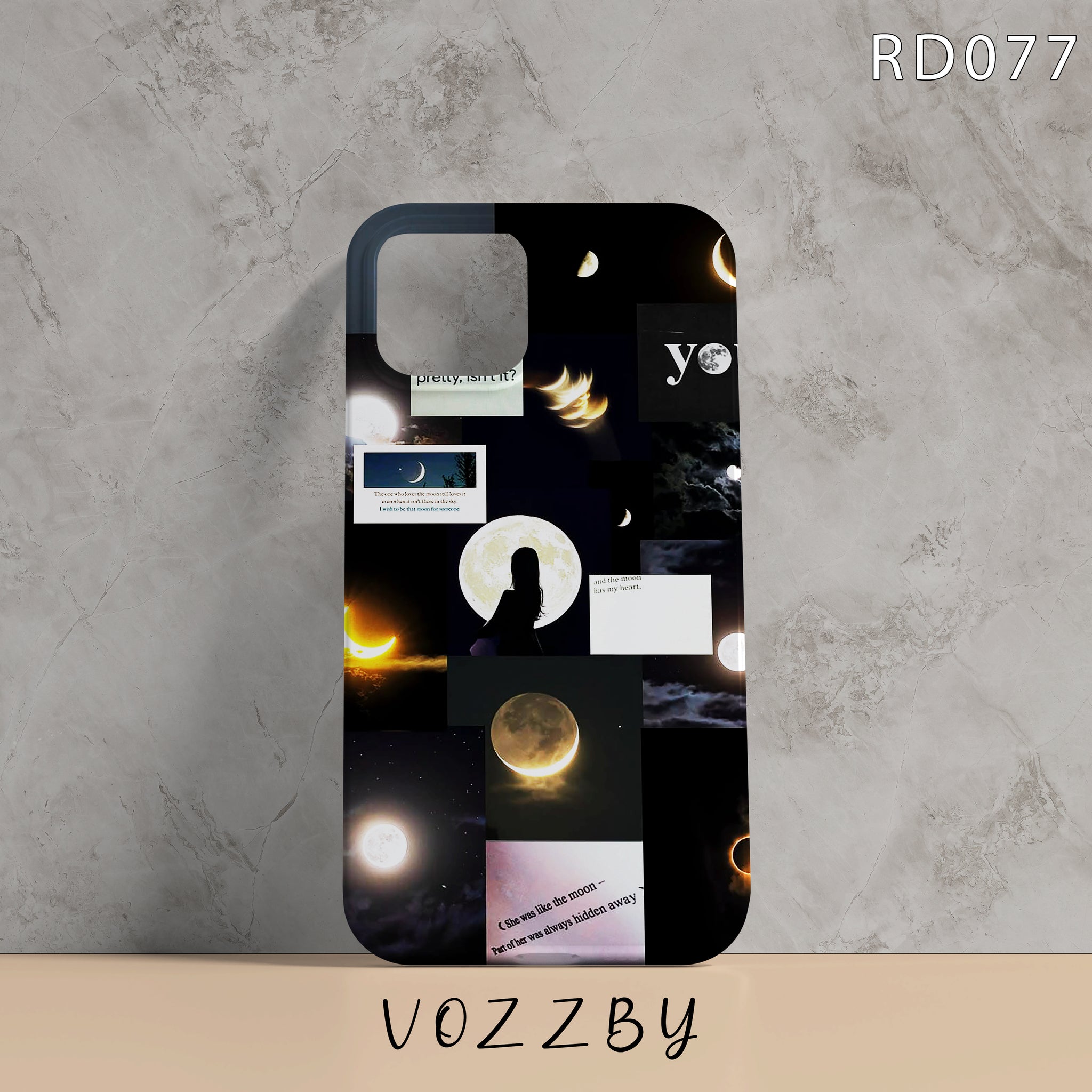 RD077 - Pretty Isn`t It? - Moon Mobile Case