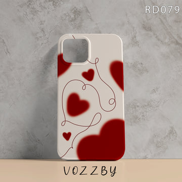 RD079 - Red Hearts - Aesthetic Mobile Case