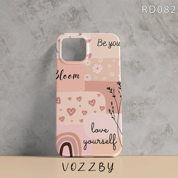 RD082 - Be You - Floral Mobile Case