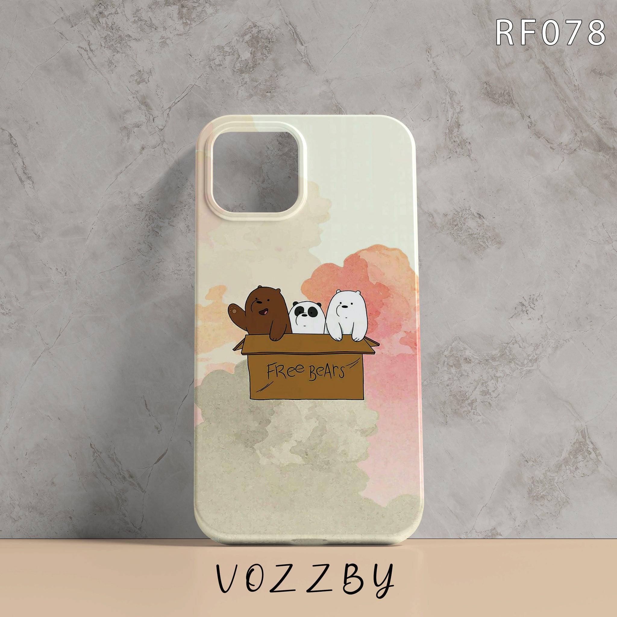 RF078 - Free Bears - Bear Mobile Case
