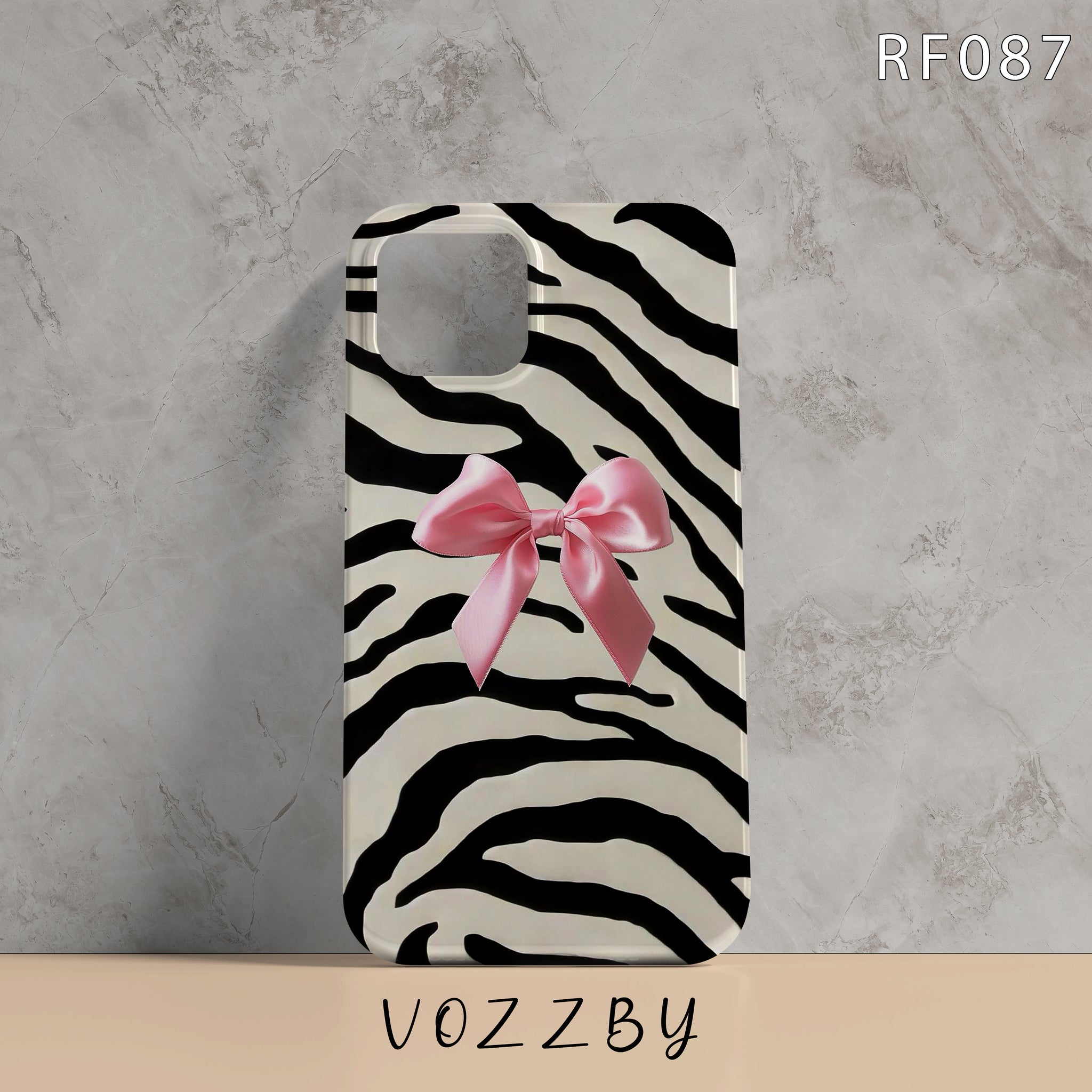 RF087 - Pink Bow - Aesthetic Mobile Case