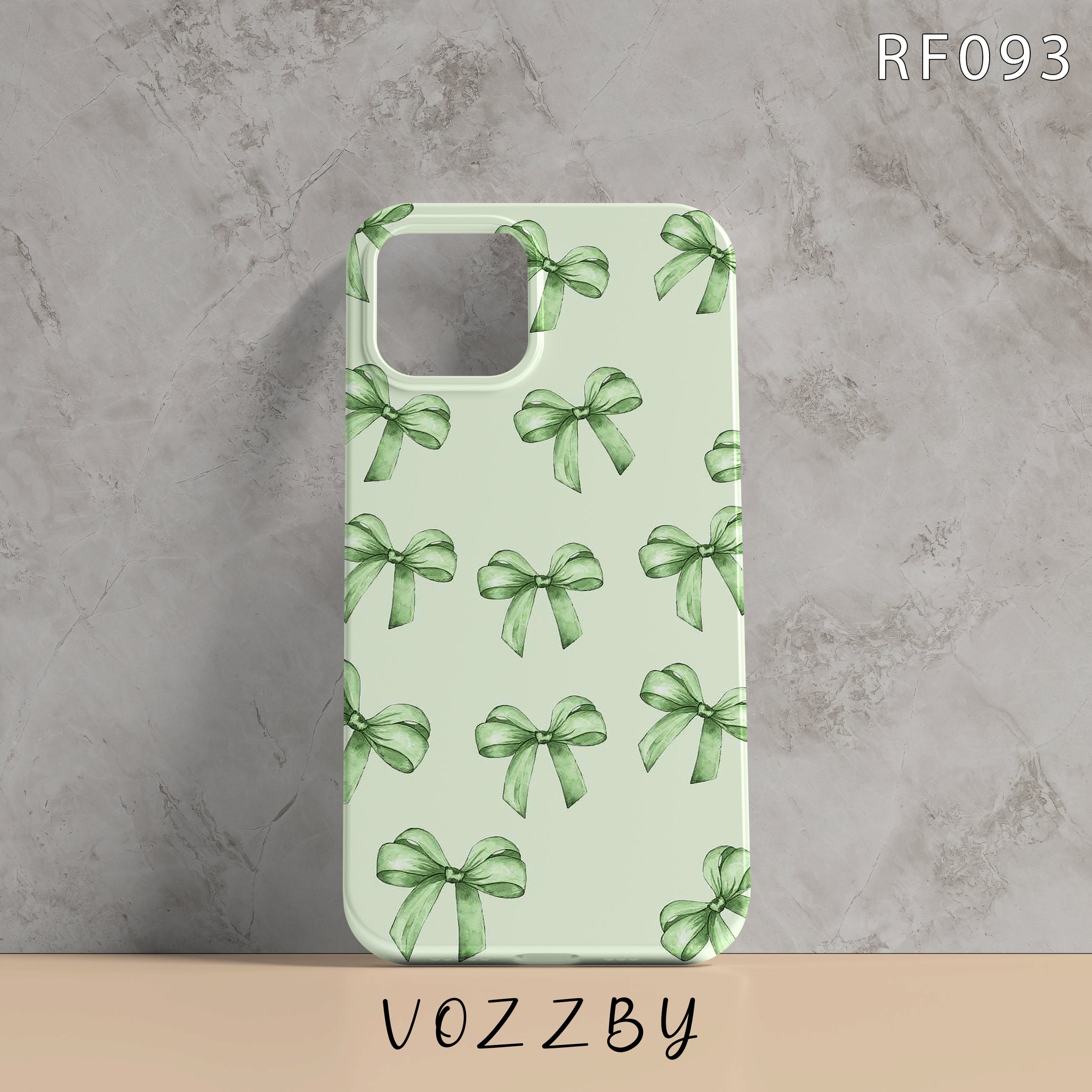 RD093 - Green Bows - Mobile Case